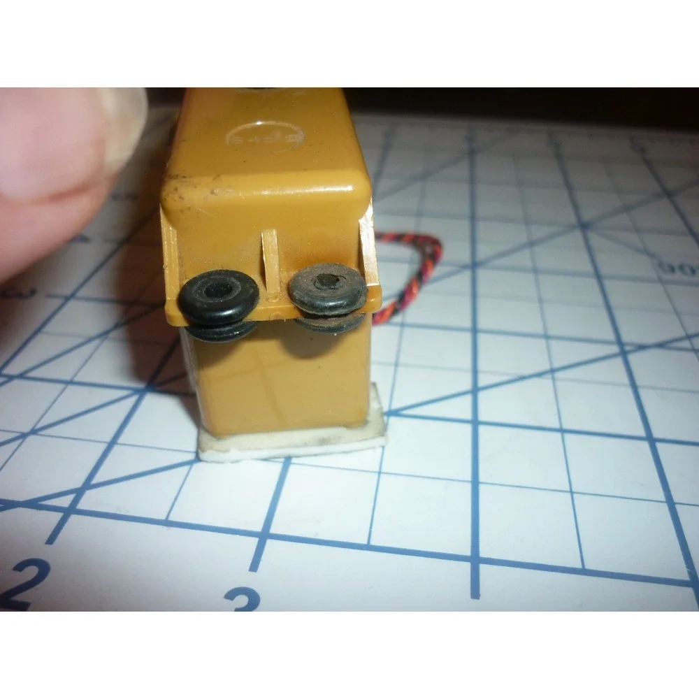 Vintage Kraft Systems RC Servo Motor Glider Rudder Gold Case 3-Pin Ephemera